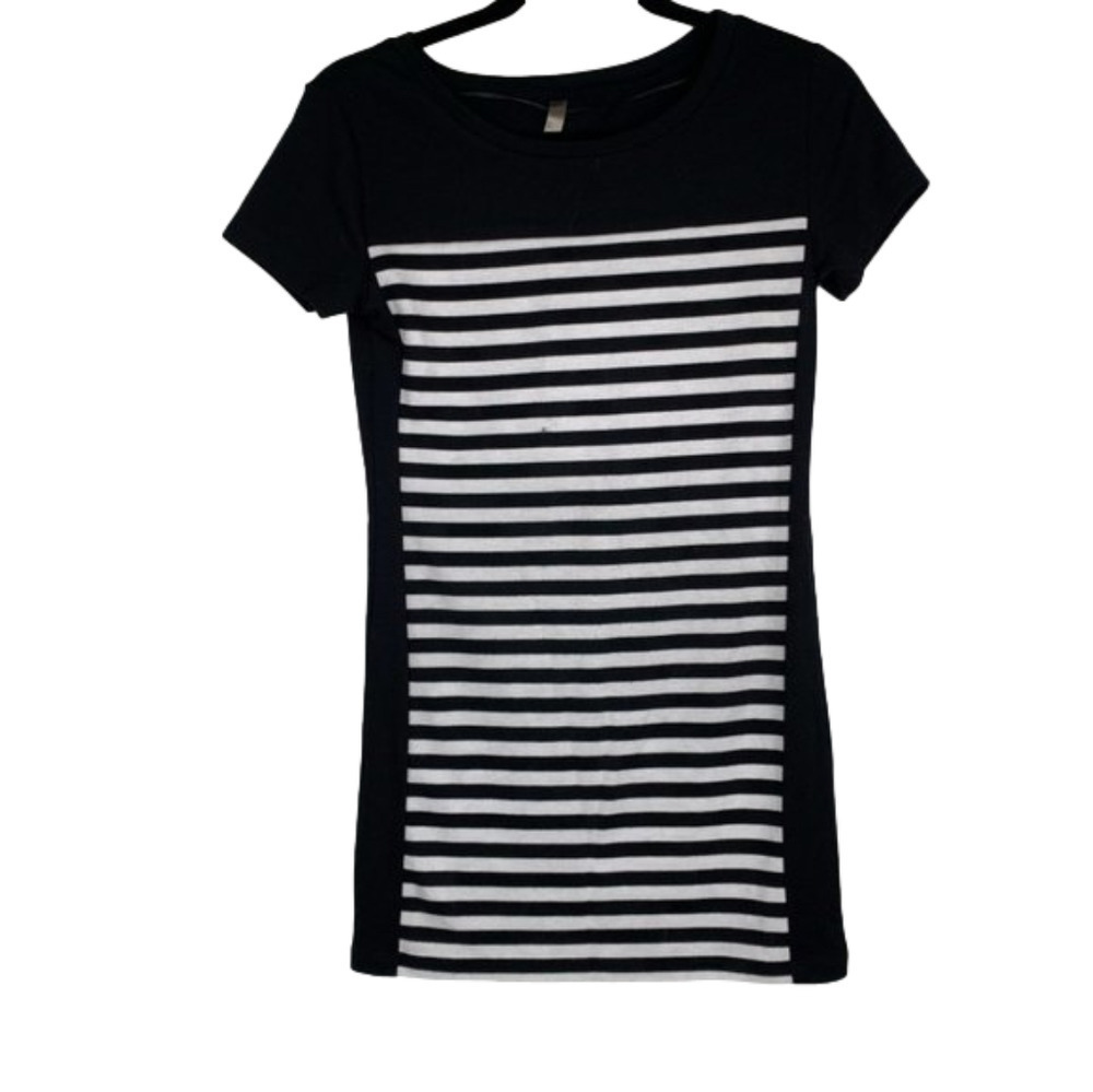 Thyme  Maternity Horizontal Striped T-shirt Dress